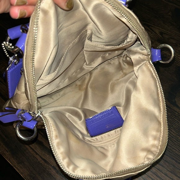 Coach Poppy Daisy Signature Foldover Crossbody Bag - Picture 7 of 15